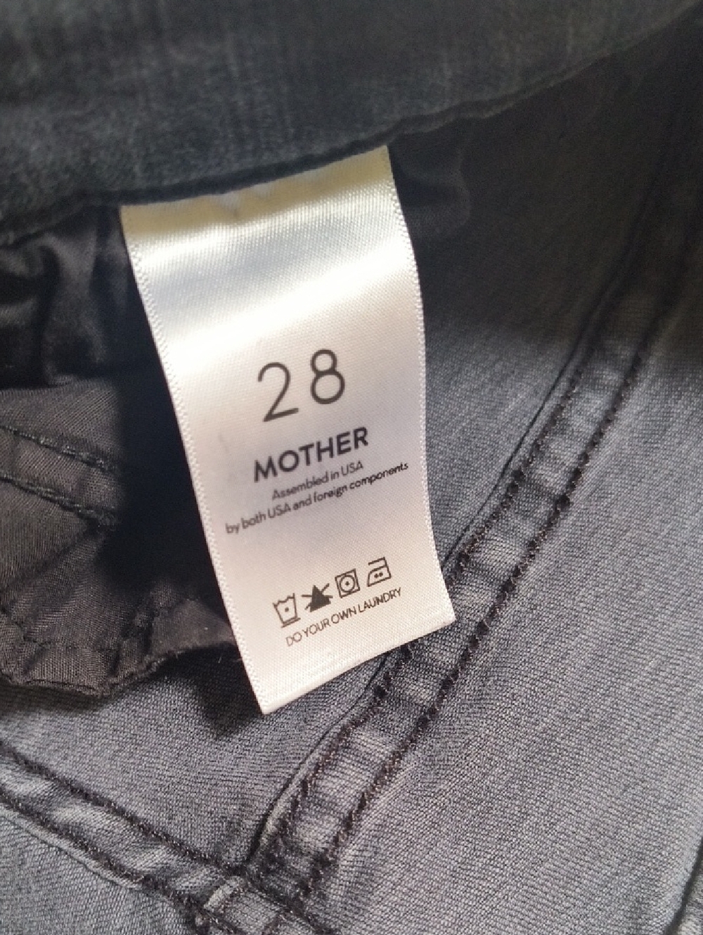 MOTHER The Weekender Fray Flare Jeans In Lighting Up Lantern Size 28 - Picture 4 of 6